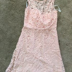 David's Bridal Pink Dress US sz 8 Women